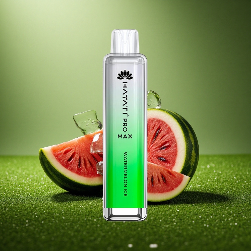 Hayati Pro Max 4000 Puffs Arbuusi Jää Dual Coil Laaditav 1400mAh
