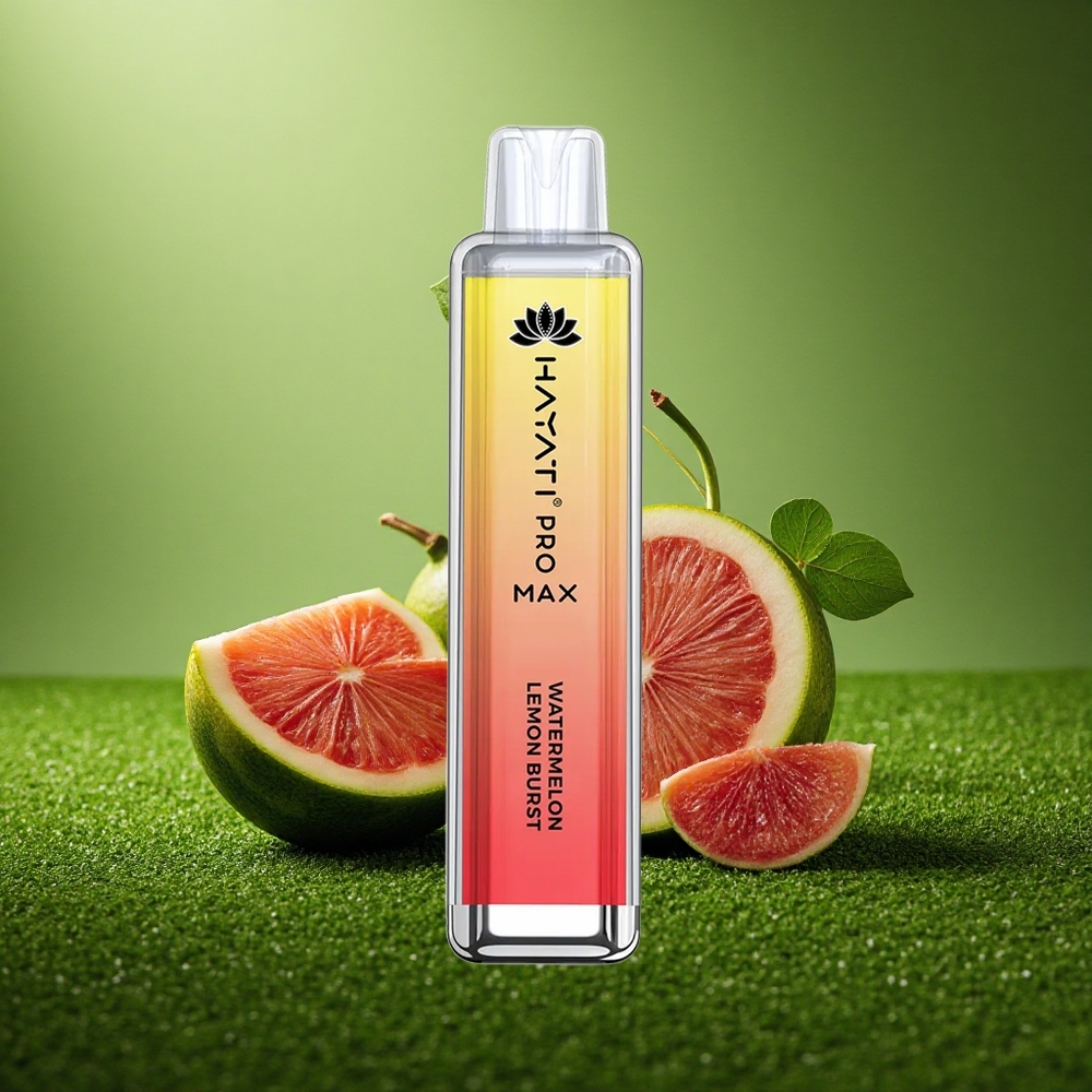 Hayati Pro Max 4000 Puffs Arbuusi Sidruni Plahvatus Dual 1.1 Ohm Mesh 1400mAh