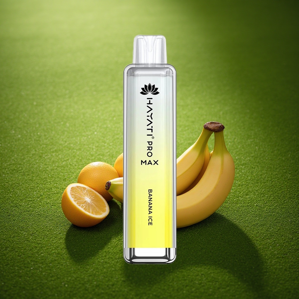 Hayati Pro Max 4000 Puffs Banaanijää Pro Dual Mesh 1400mAh