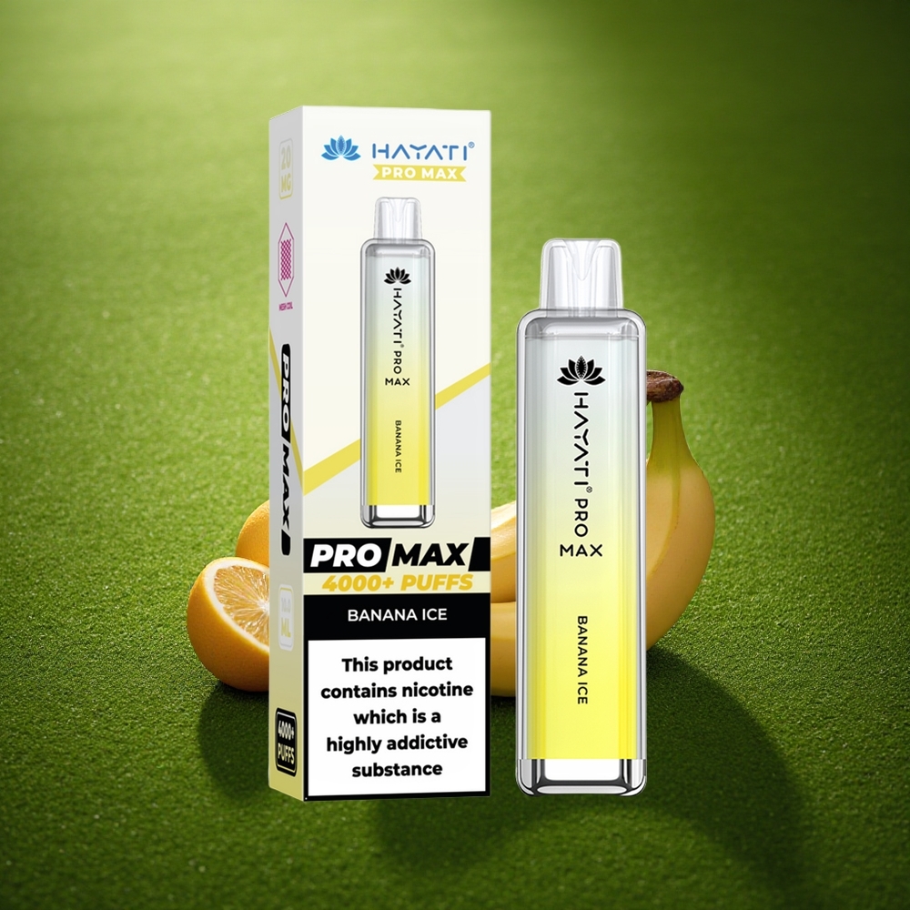 Hayati Pro Max 4000 Puffs Banaanijää Pro Dual Mesh 1400mAh