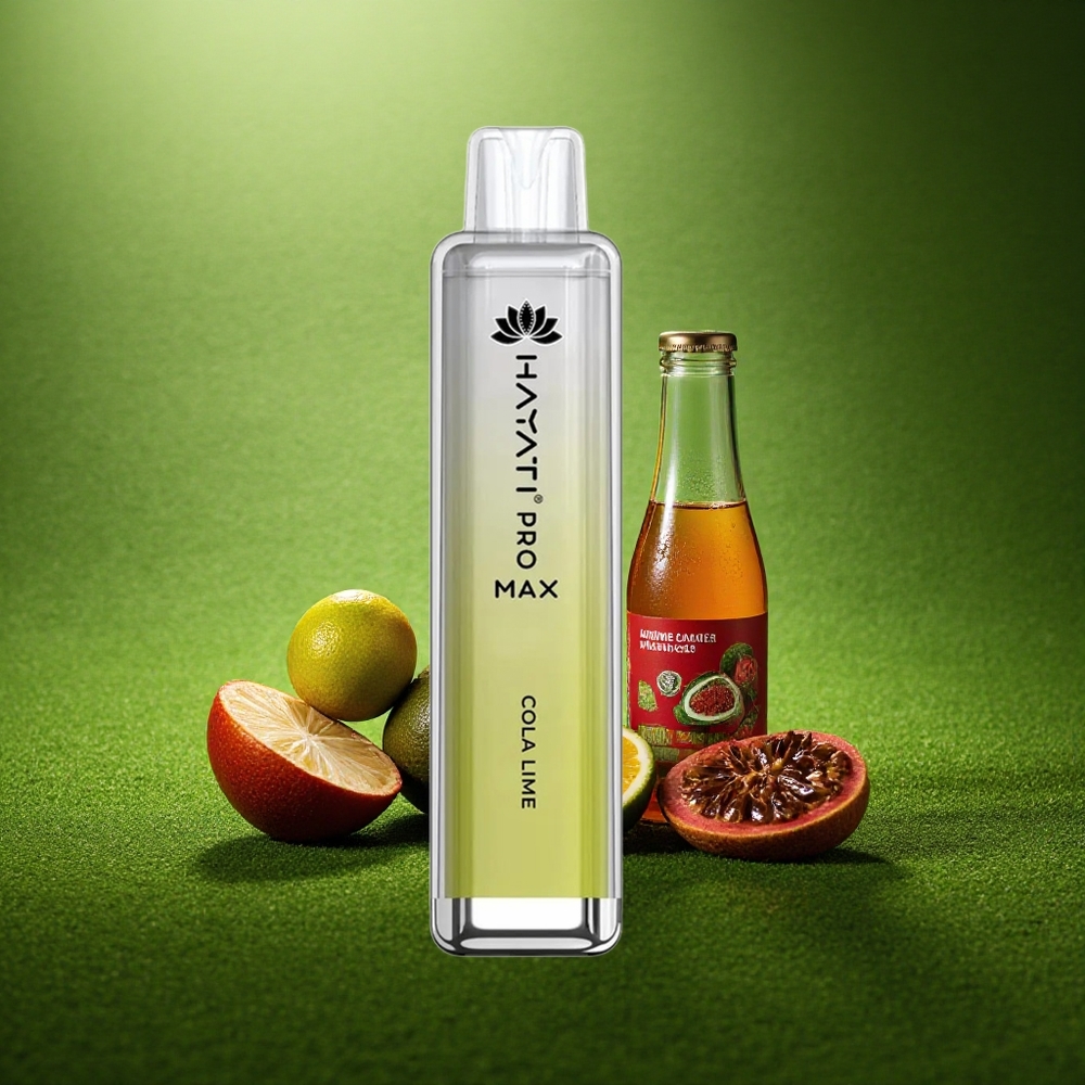 Hayati Pro Max 4000 Puffs Cola Laiem Dual Coil Vägev 1400mAh