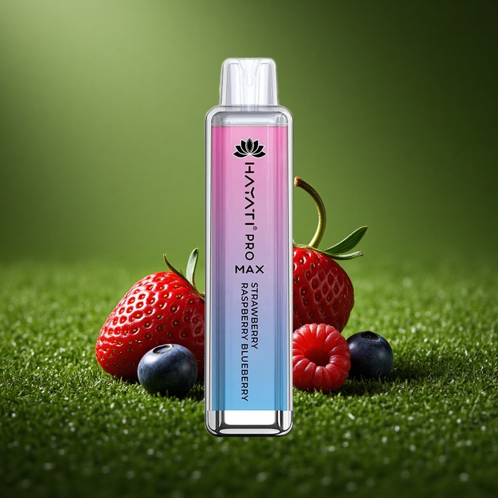 Hayati Pro Max 4000 Puffs Maasika Vaarikas Mustikas Pro Dual Coil 1400mAh