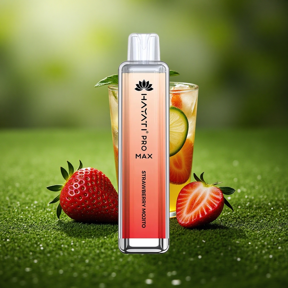 Hayati Pro Max 4000 Puffs Maasikamoito 5% Dual Coil 1400mAh