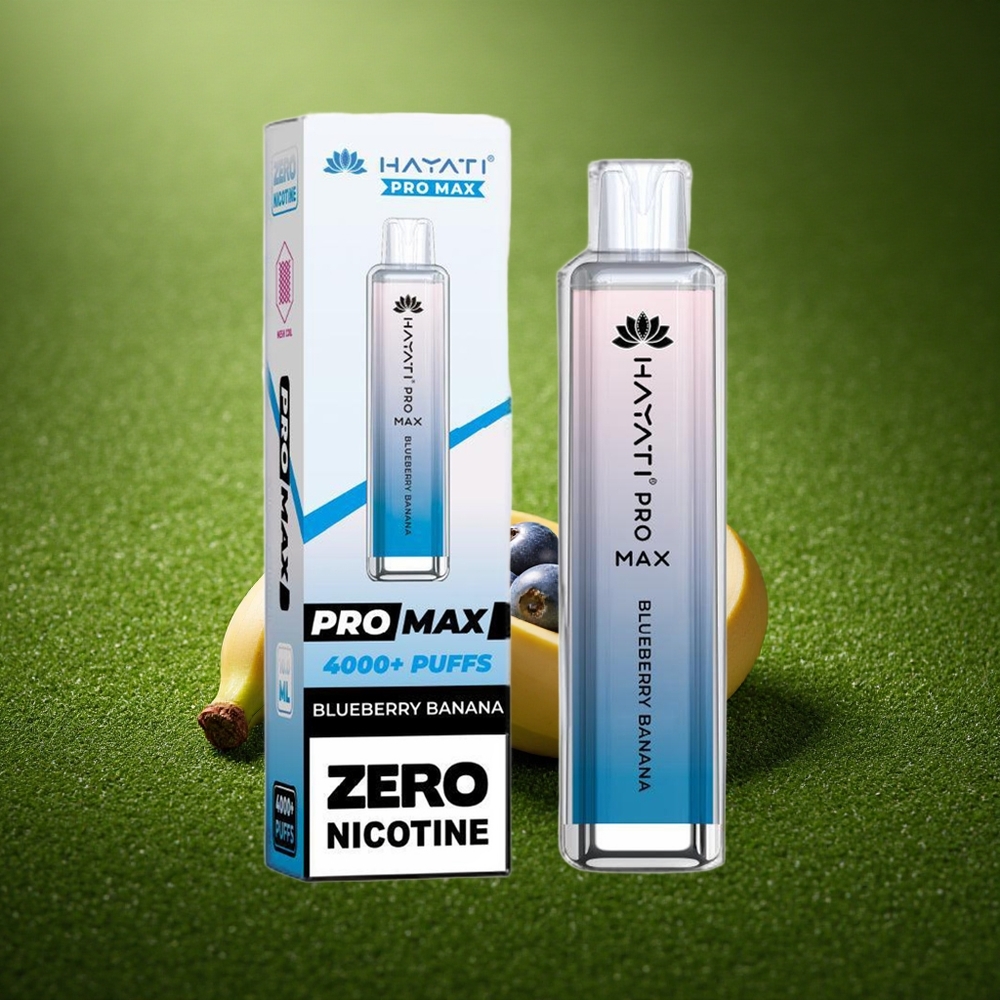 Hayati Pro Max 4000 Puffs Mustikas Banaan Dual Mesh 1400mAh