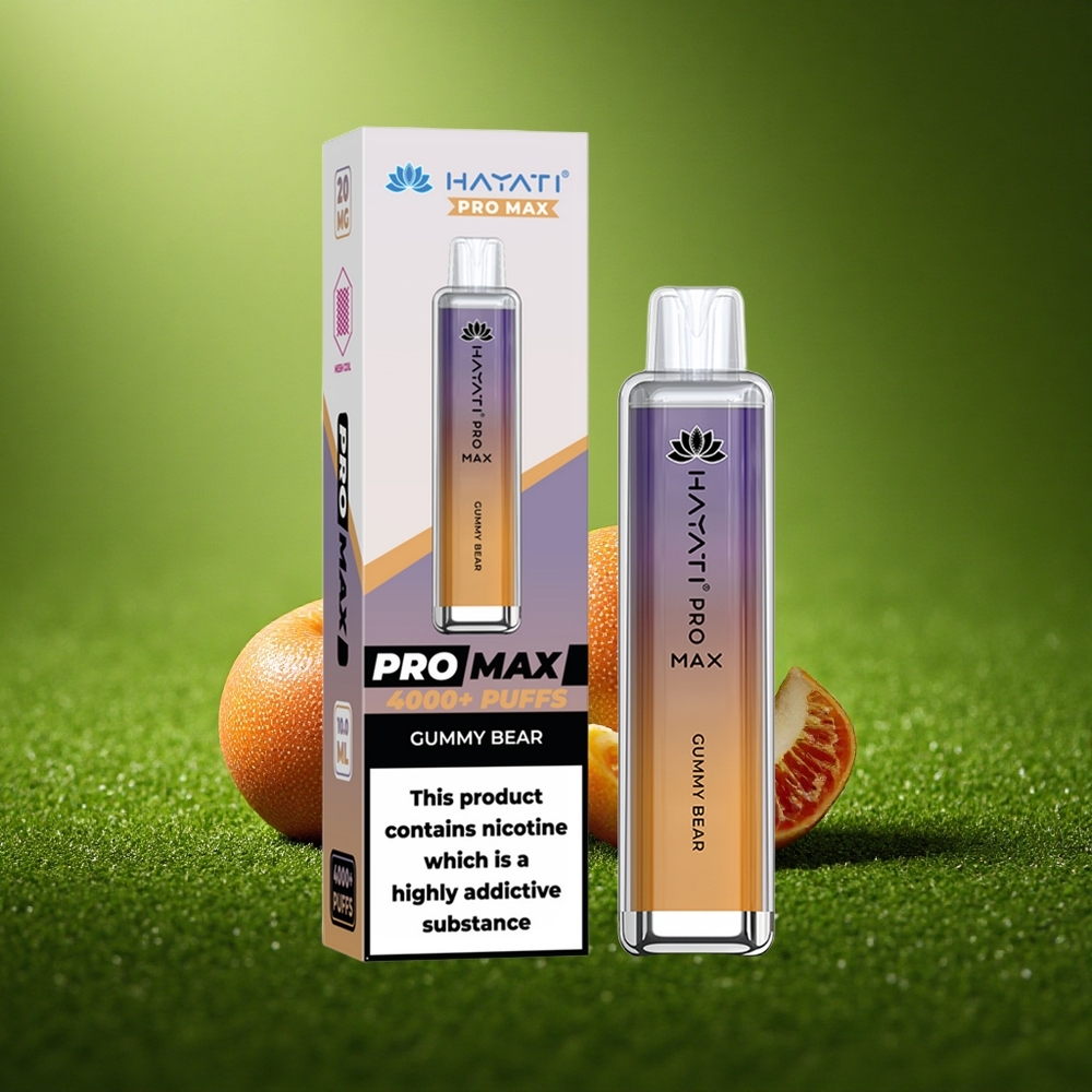 Hayati Pro Max 4000 Puffs Nätsukaru Kristallne Laaditav