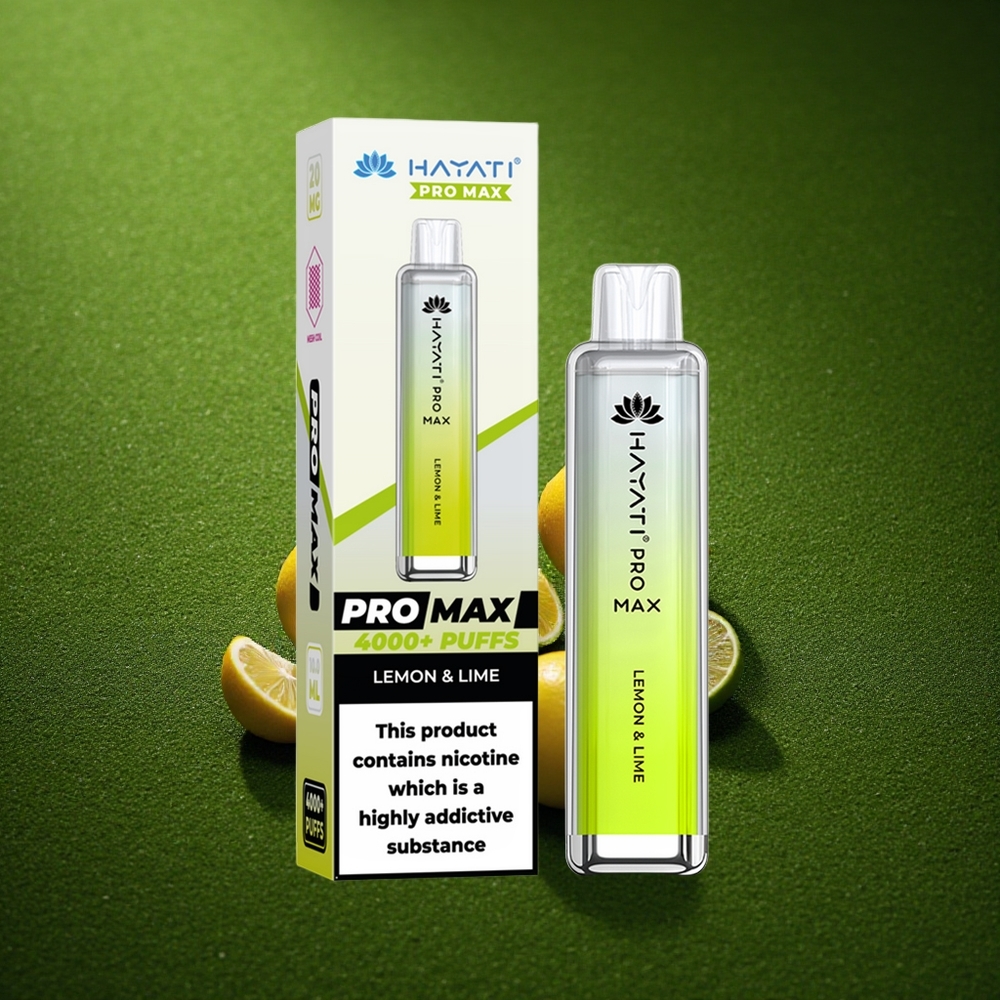 Hayati Pro Max 4000 Puffs Sidrun & Laim Rechargeable Dual Coil 1400mAh
