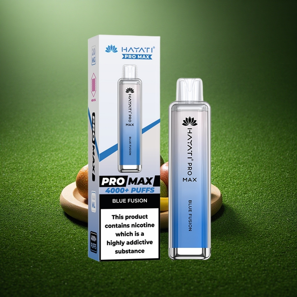 Hayati Pro Max 4000 Puffs Sinine Fuusio 1400mAh Kahekordne Mähis