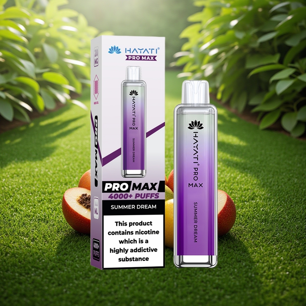 Hayati Pro Max 4000 Puffs Suve Unistus Dual Mesh Laaditav Kristall