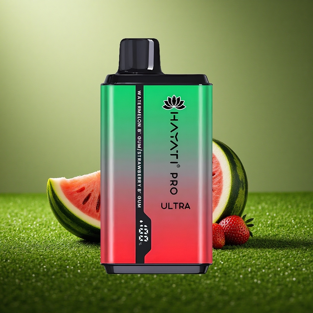 Hayati Pro Ultra 15000 Puffs Arbuusi Mullgummi Maasika Mullgummi 850mAh 24ml