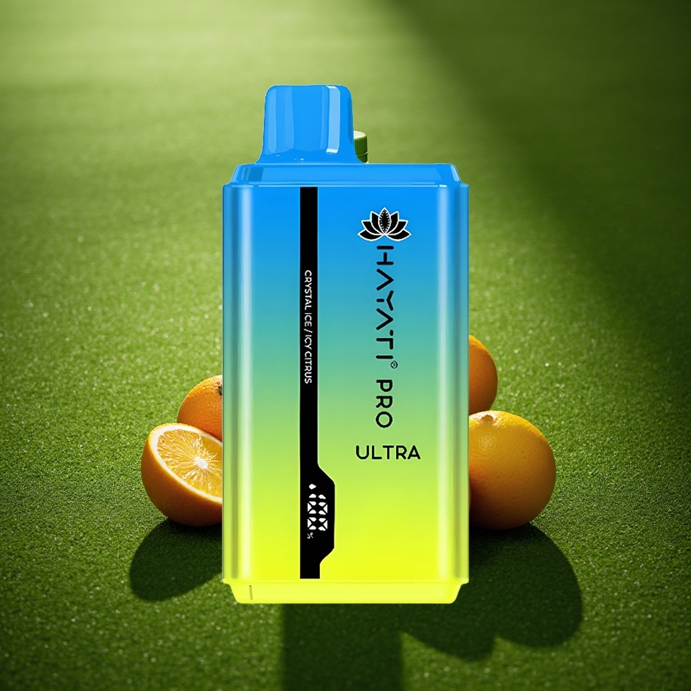 Hayati Pro Ultra 15000 Puffs Kristalljää Jahe Sidrun 850mAh 24ml