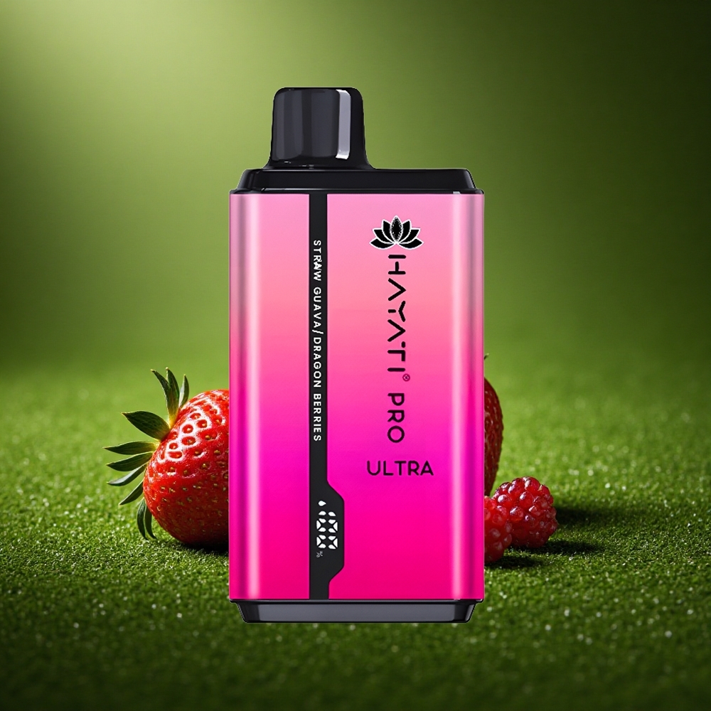 Hayati Pro Ultra 15000 Puffs Maasika Guaiaav Draakonimarjad 850mAh 24ml