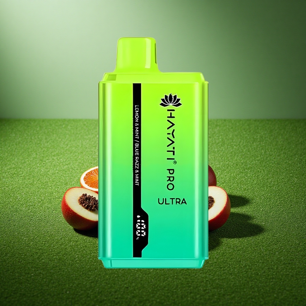 Hayati Pro Ultra 15000 Puffs Sidrun & Münt Sinine Razz & Münt 850mAh 2 12ml