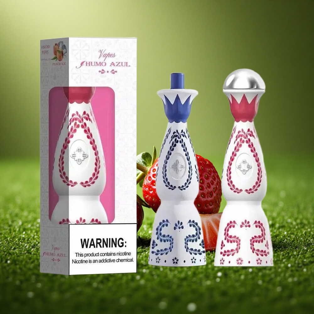Humo Azul 15000 Puffs Maasikamulligummi 5% Nikotiini USB-C Laadimisega