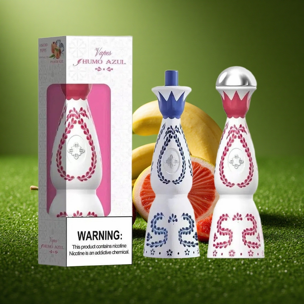 Humo Azul 15000 Puffs Maasikas-Banaan-DraakoniVili 20mL 5%