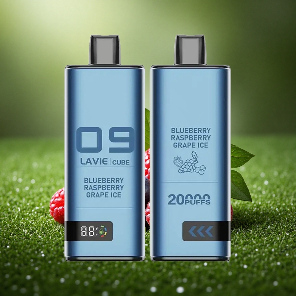 Lavie Cube 20000 Puffs Mustikas Vaarikas Viinamari Jää TypeC 600mAh