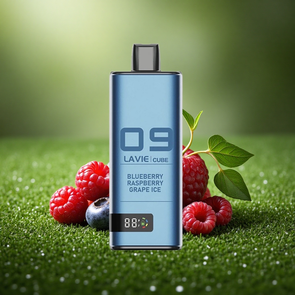 Lavie Cube 20000 Puffs Mustikas Vaarikas Viinamari Jää TypeC 600mAh