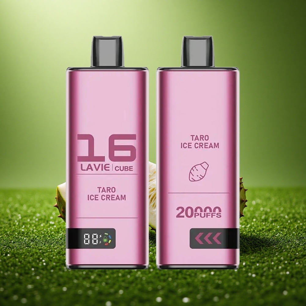 Lavie Cube 20000 Puffs Taro Jäätis 28ML 600mAh