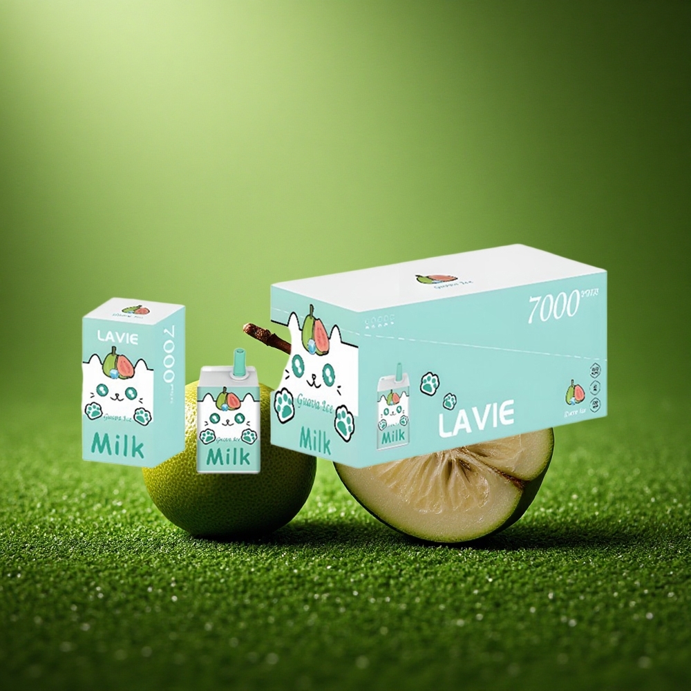 Lavie Milk 7000 Puffs Guava Jää 16ML 600mAh