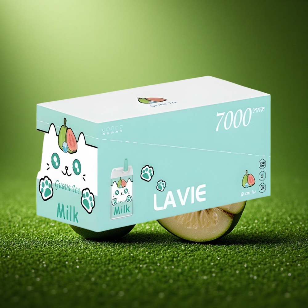 Lavie Milk 7000 Puffs Guava Jää 16ML 600mAh