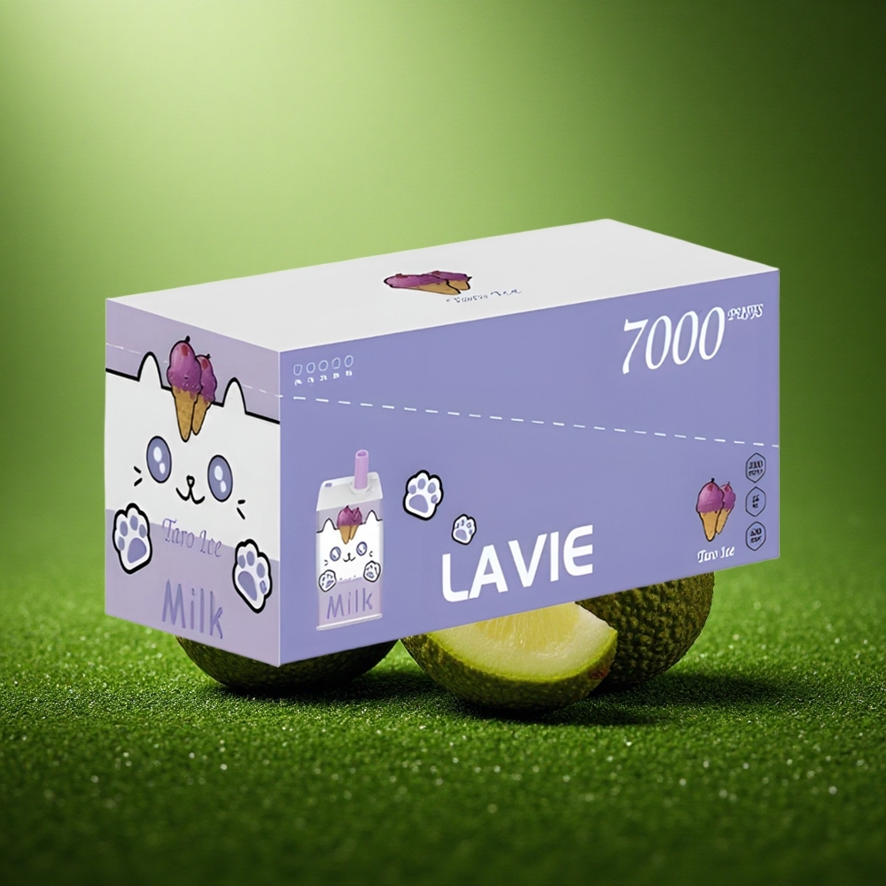 Lavie Milk 7000 Puffs Taro Jää 16ML 600mAh