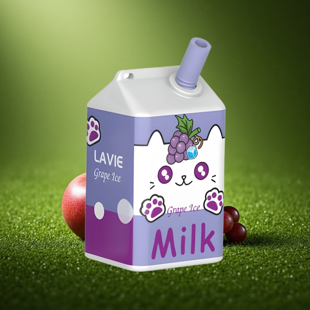 Lavie Milk 7000 Puffs Viinamarja jää 16ML 600mAh
