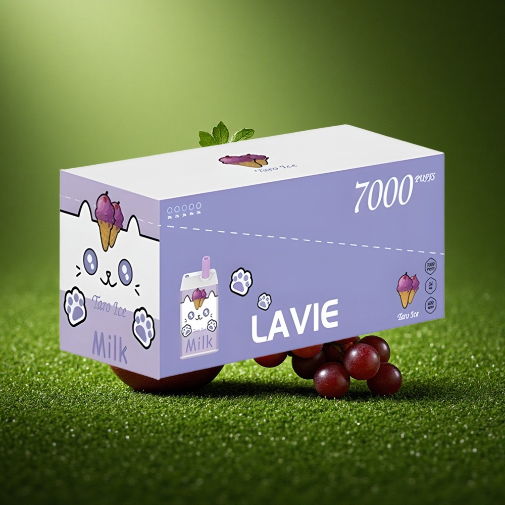 Lavie Milk 7000 Puffs Viinamarja jää 16ML 600mAh