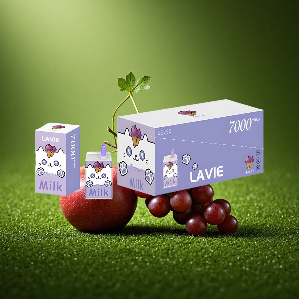 Lavie Milk 7000 Puffs Viinamarja jää 16ML 600mAh