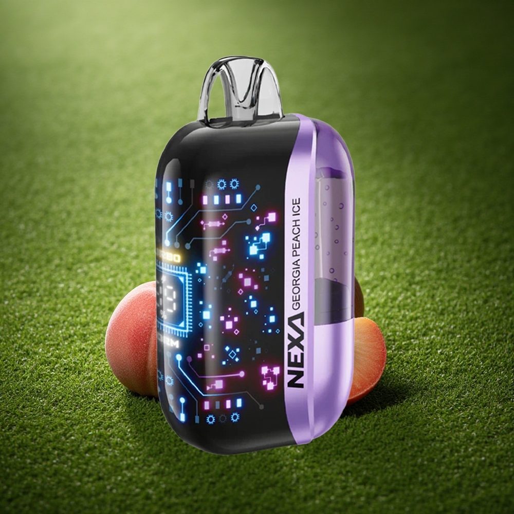 NEXA Ultra 50000 Puffs Georgia Virsiku Jää 20ml 800mah Tüüp-C Laadimine