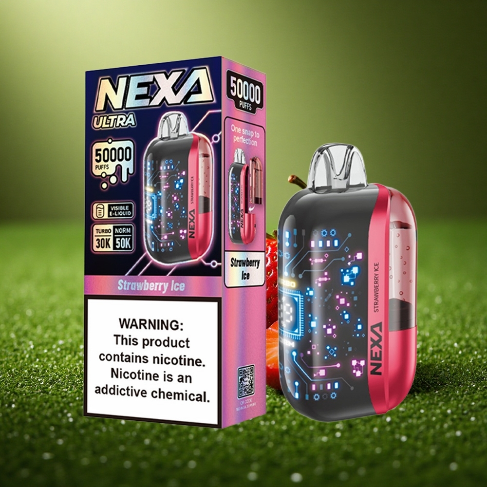 NEXA Ultra 50000 Puffs Maasikajää 20ml 5% Tüüp-C