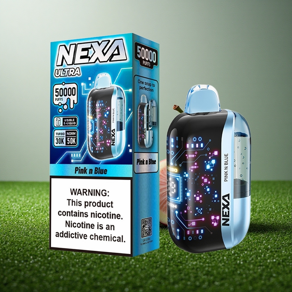 NEXA Ultra 50000 Puffs Roosa ja Sinine Ultra 20ml 800mAh 5%