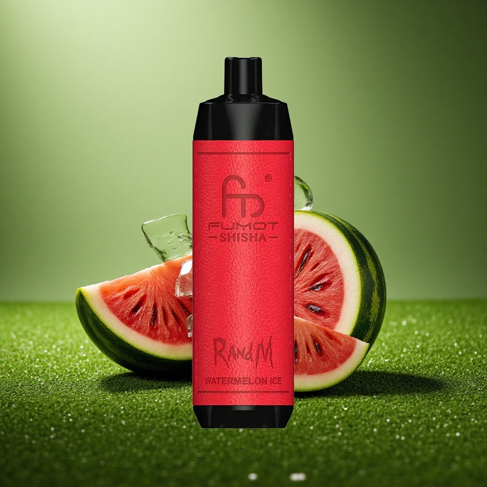 RandM Fumot Shisha 10000 Puffs Arbuusi Jää 18ml 0.6ohm