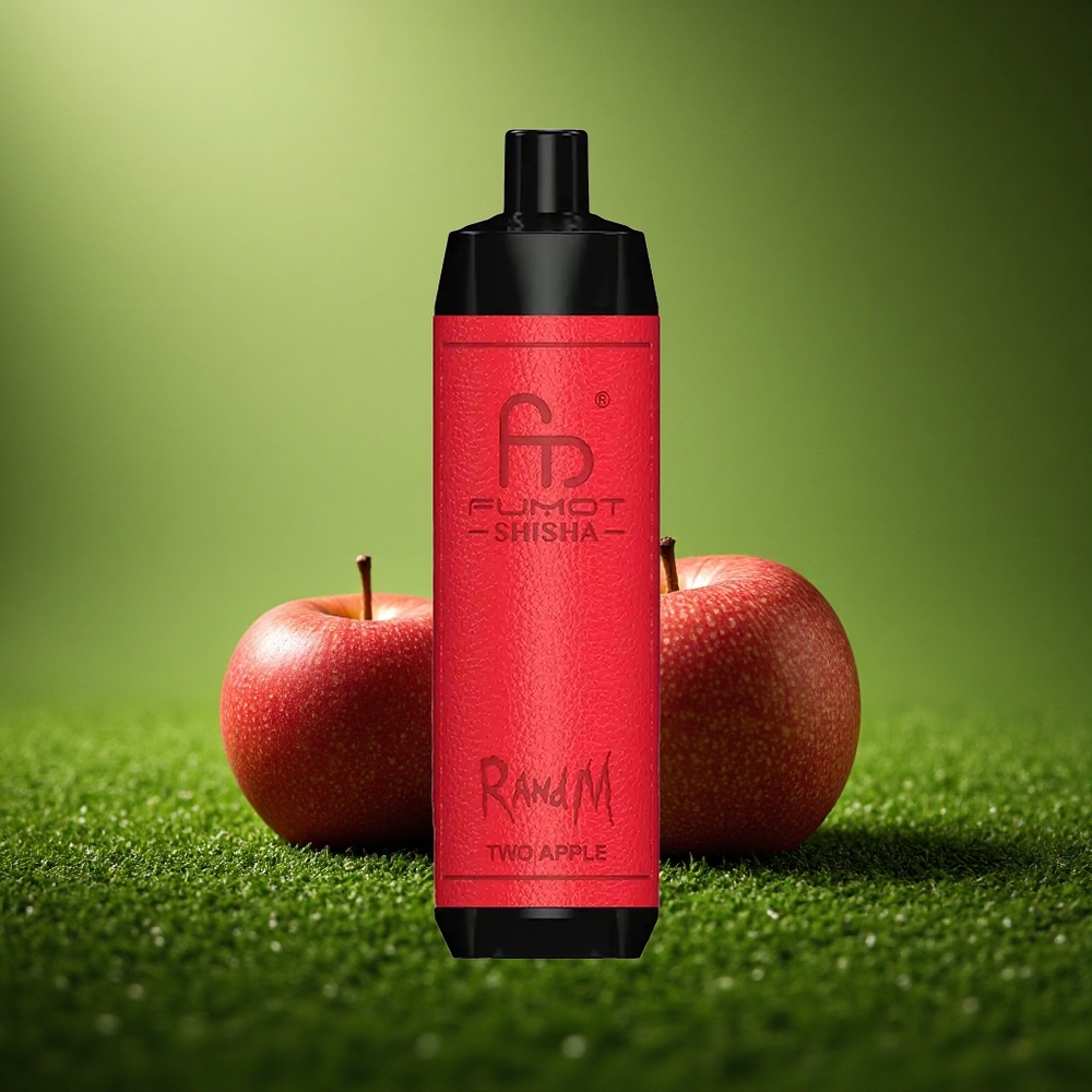 RandM Fumot Shisha 10000 Puffs Kaks Õuna LED 18ml 850mAh