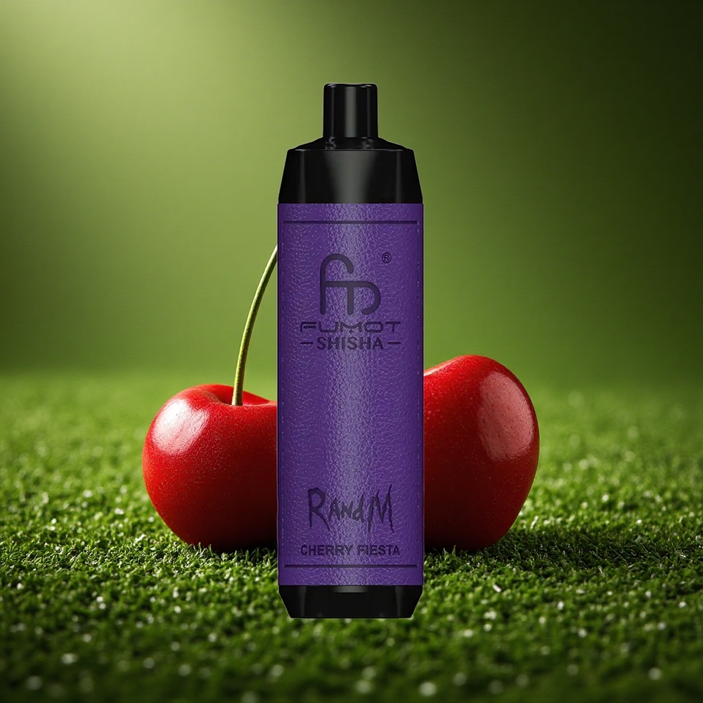 RandM Fumot Shisha 10000 Puffs Kirss Pidu LED 18ml 0.6ohm
