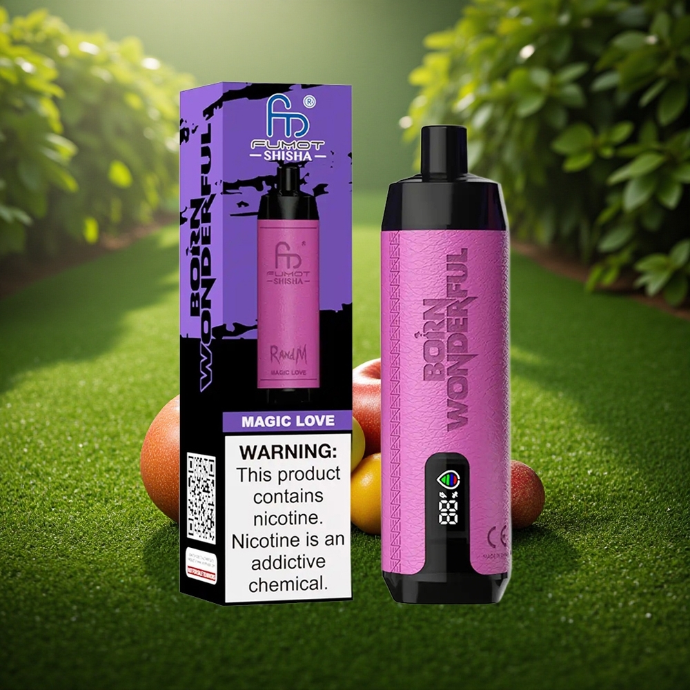 RandM Fumot Shisha 10000 Puffs Maagiline Armastus LED-Tüüp C 0,6ohm