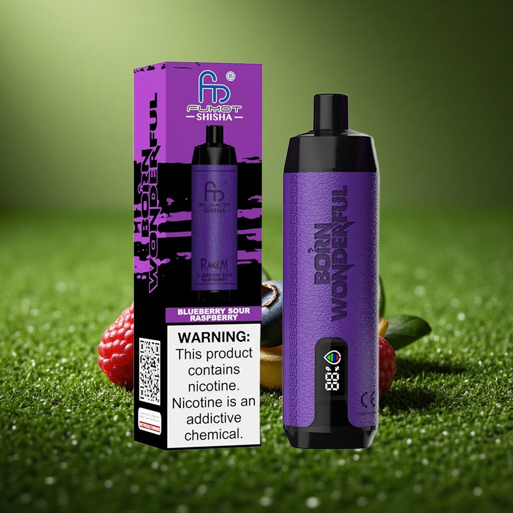 RandM Fumot Shisha 10000 Puffs Mustikas Hapukas Vaarikas 18ml 850mAh Mesh