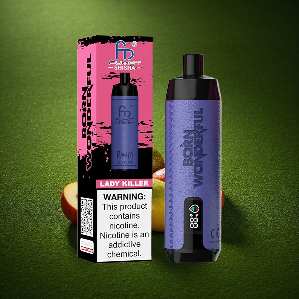 RandM Fumot Shisha 10000 Puffs Naistetappija 10000 Suuteki LED