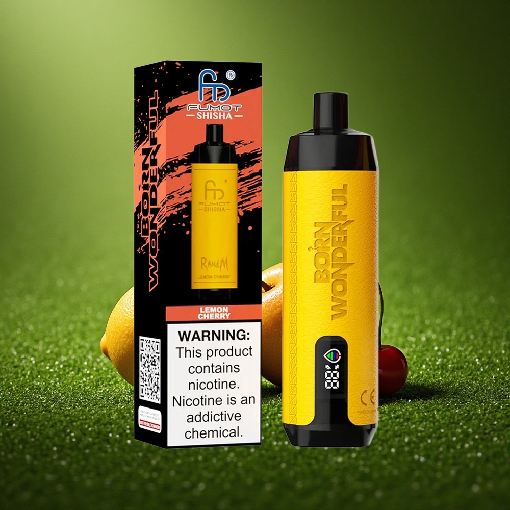 RandM Fumot Shisha 10000 Puffs Sidrun-Kirsimeesh 18ml 0,6ohm