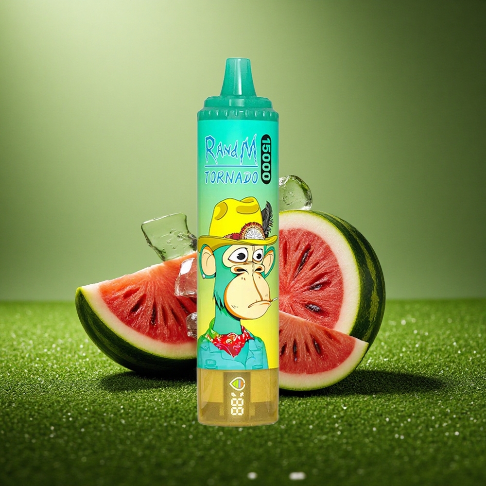 RandM Fumot Tornado 15000 Puffs Arbuusi Jää Mesh 25ml Type-C