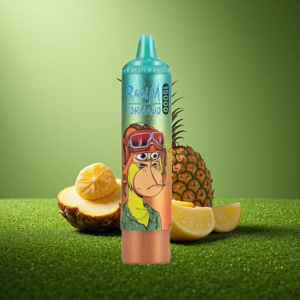 RandM Fumot Tornado 15000 Puffs Jahutatud Ananass 25ml Mesh LCD