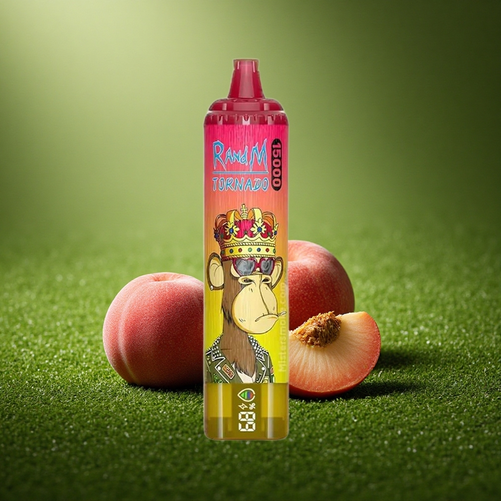 RandM Fumot Tornado 15000 Puffs Jahutatud Virsik 25ml 850mAh