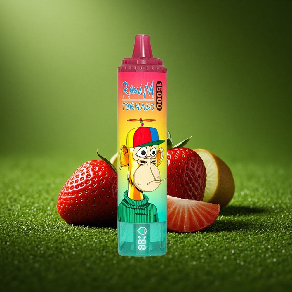 RandM Fumot Tornado 15000 Puffs Maasika-Kiivi Mesh 25ml Type-C