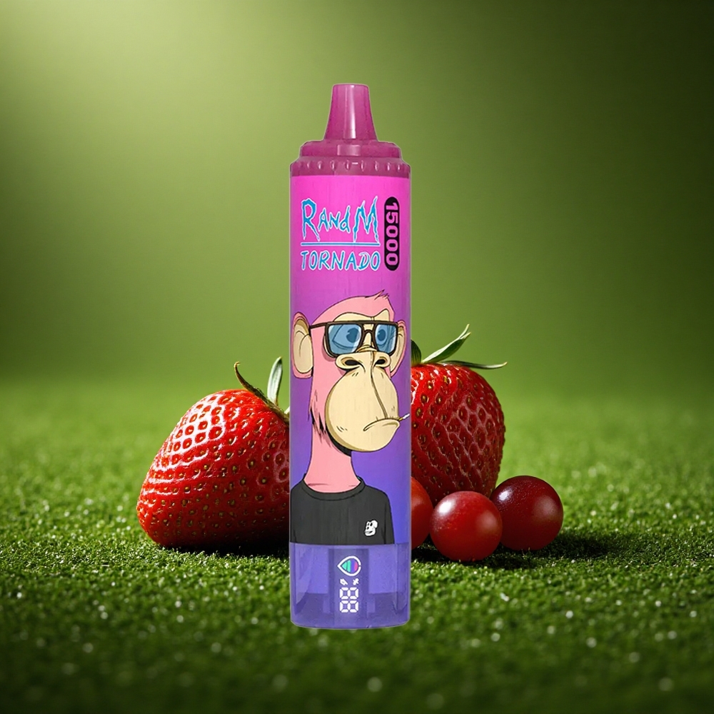 RandM Fumot Tornado 15000 Puffs Maasika Viinamarja 25ml 850mAh Mesh