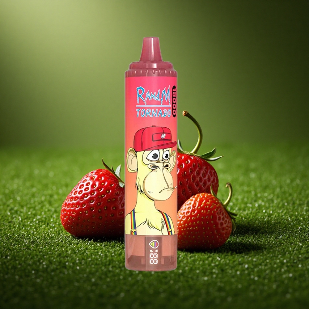 RandM Fumot Tornado 15000 Puffs Maasikane 25ml 850mAh Mesh