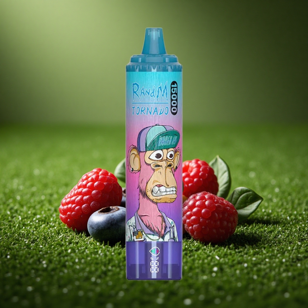 RandM Fumot Tornado 15000 Puffs Murakad Vaarikad 25ml 850mAh Mesh