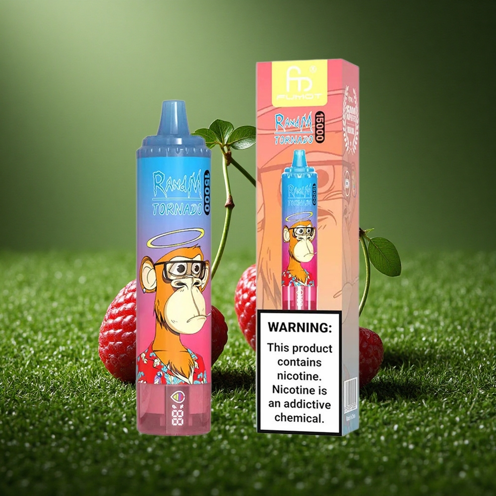 RandM Fumot Tornado 15000 Puffs Sinine Vaarik-Kirsik 25ml 850mAh Mesh