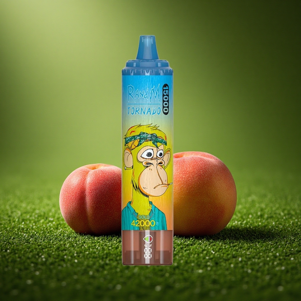 RandM Fumot Tornado 15000 Puffs Virsik-Mango 25ml 850mAh Mesh