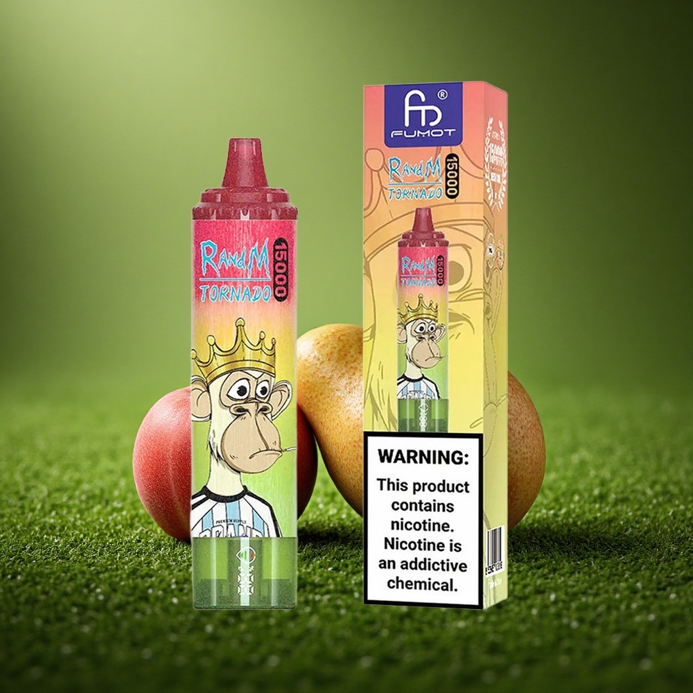 RandM Fumot Tornado 15000 Puffs Õun Virsik Pirn 25ml Type-C