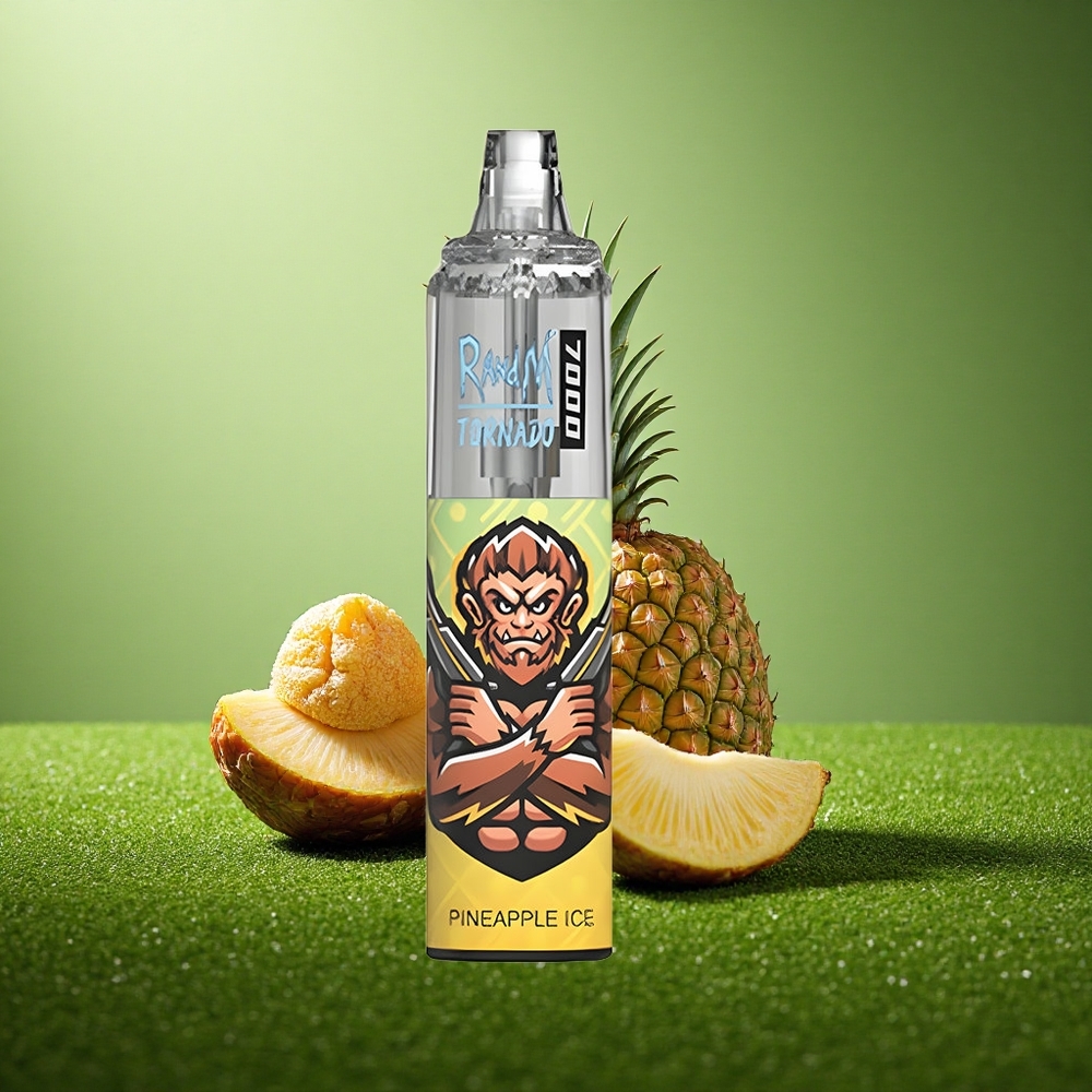 RandM Fumot Tornado 7000 Puffs Ananass Jää 850 MAH Mesh