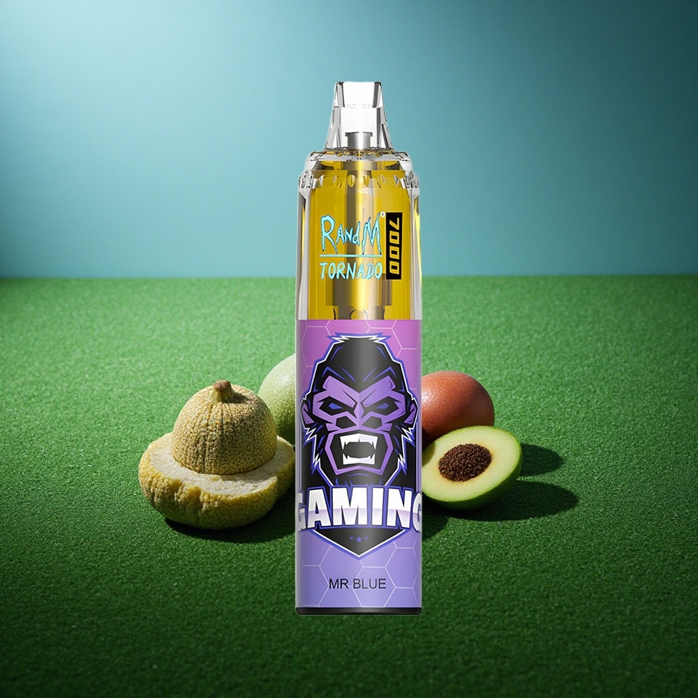 RandM Fumot Tornado 7000 Puffs Dr. Sinine 850 MAH Mesh Coil Type-C