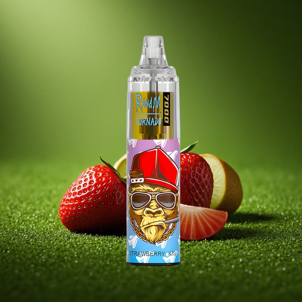 RandM Fumot Tornado 7000 Puffs Maasika-Kiivi 14ML Tüüp-C Võrgusüdamik